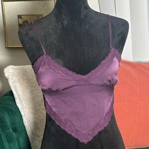Forever 21 Deep Purple Lace Camisole